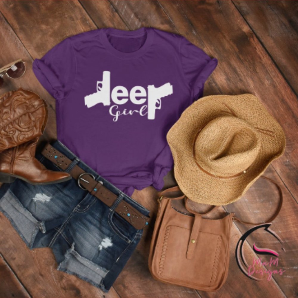 Jeep Girl Guns T-shirt